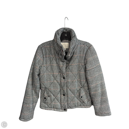 Jacket Puffer & Quilted By A New Day In Houndstooth, Size: Xs