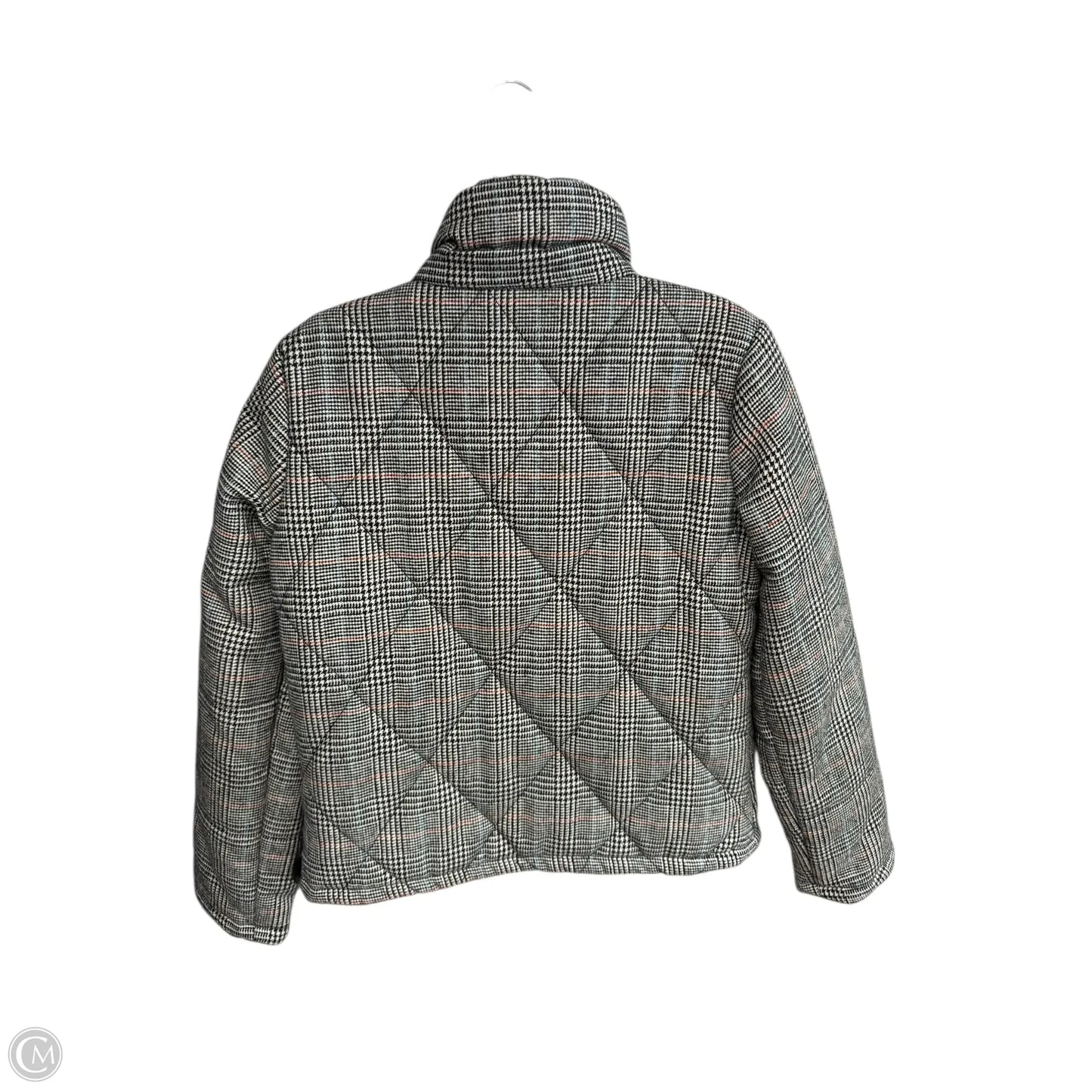 Jacket Puffer & Quilted By A New Day In Houndstooth, Size: Xs