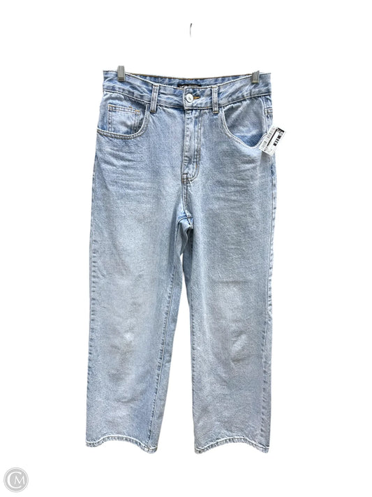 Jeans Straight By Shein In Blue, Size: 28