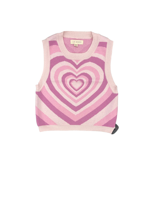 Pink Top Sleeveless La Hearts, Size Xs