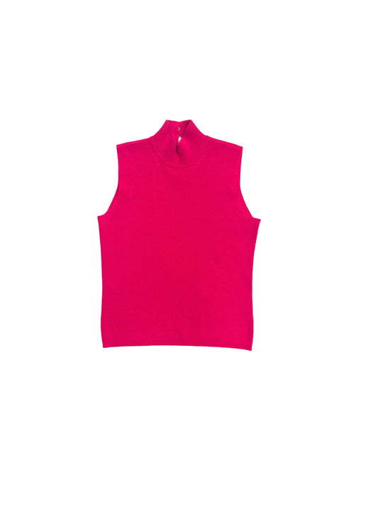 Top Sleeveless Cashmere By Clothes Mentor In Pink, Size: Petite   S