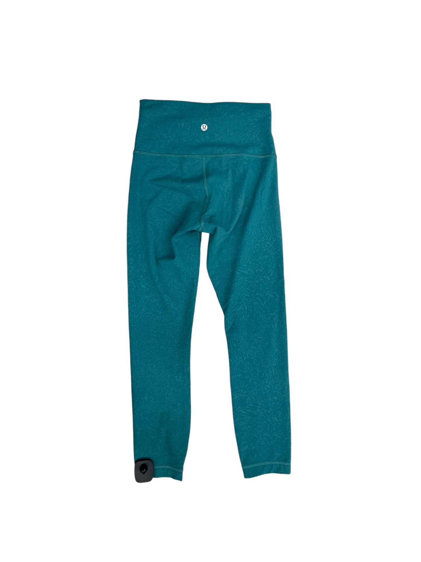 Athletic Capris By Lululemon In Green, Size: 4