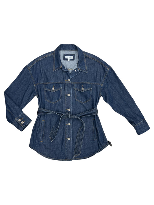 Jacket Denim By Loft In Blue, Size: M