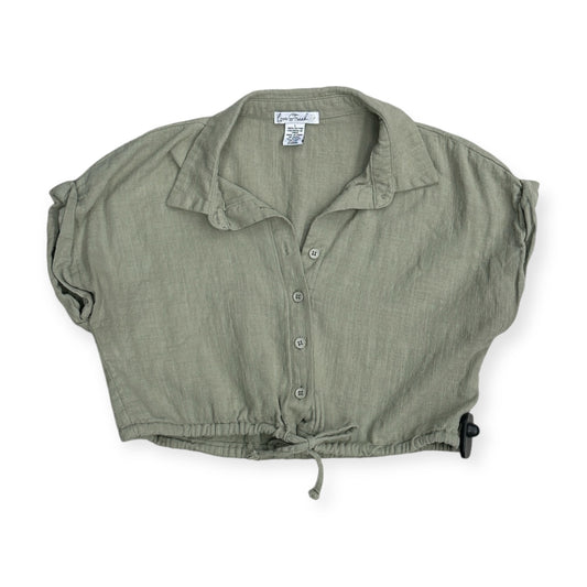 Top Short Sleeve By Clothes Mentor In Green, Size: L