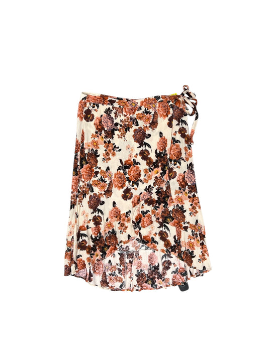 Skirt Midi By Knox Rose In Floral Print, Size: Xl