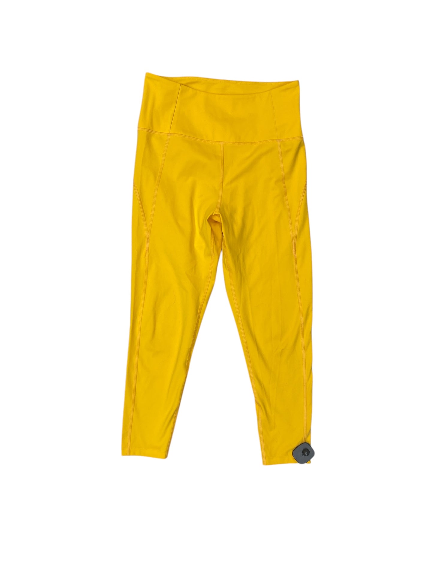 Athletic Leggings By Girlfriend Collective In Yellow, Size: M