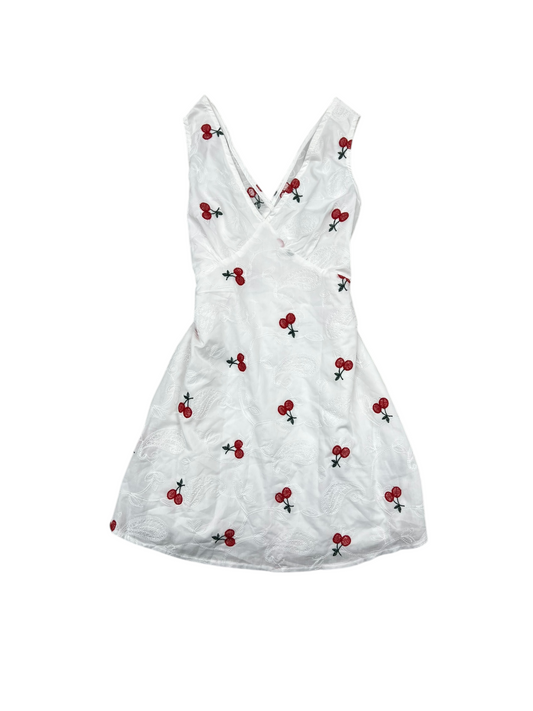 Dress Casual Short By Shein In Red & White, Size: M