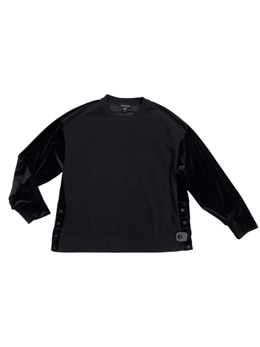Athletic Sweatshirt Crewneck By Athleta In Black, Size: L