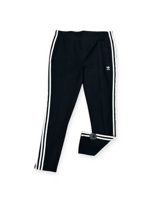 Athletic Pants By Adidas In Black & White, Size: L