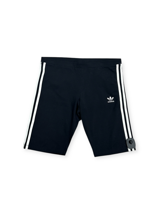 Athletic Shorts By Adidas In Black & White, Size: L