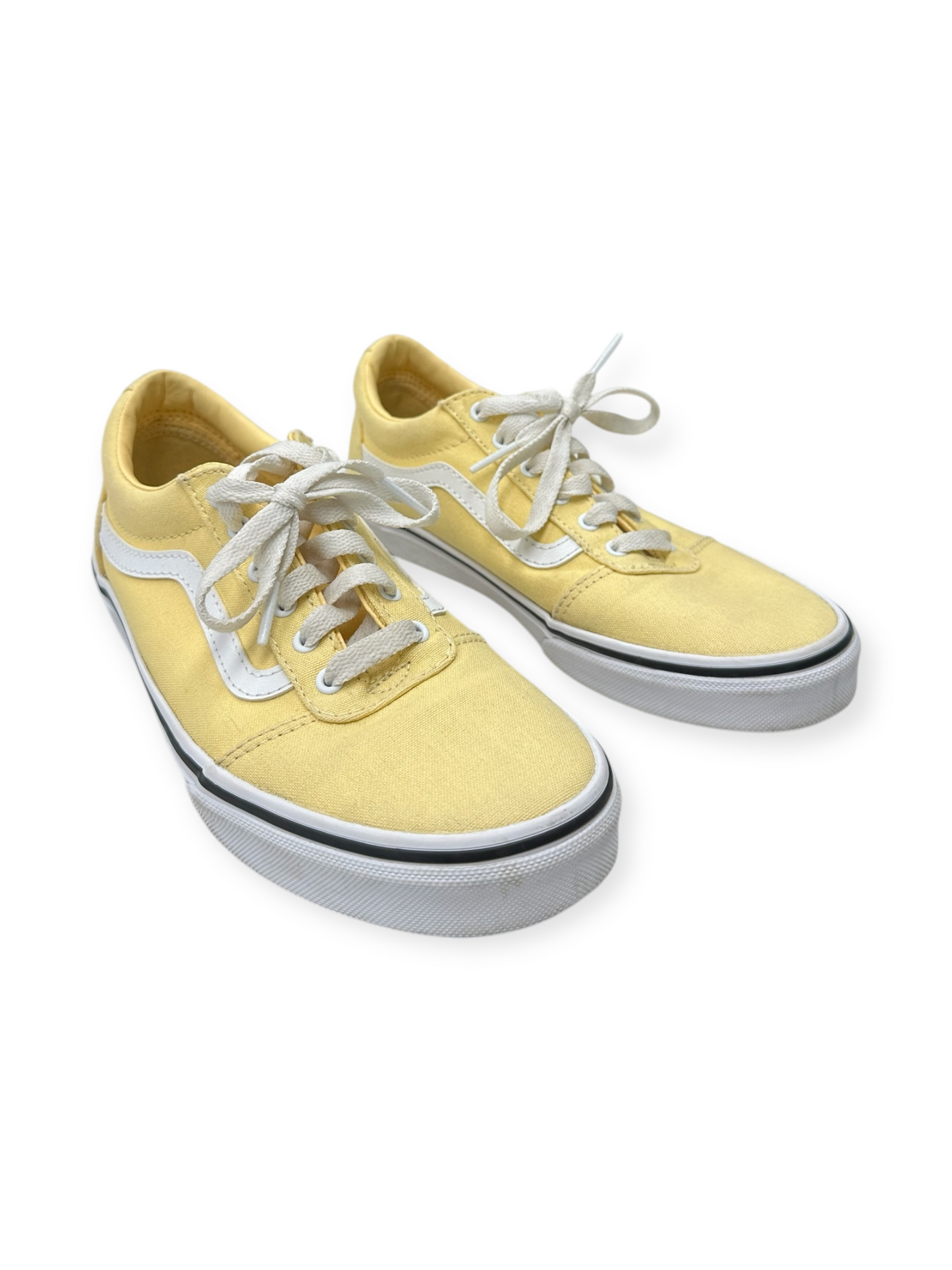 Shoes Sneakers By Vans In Yellow, Size: 6.5