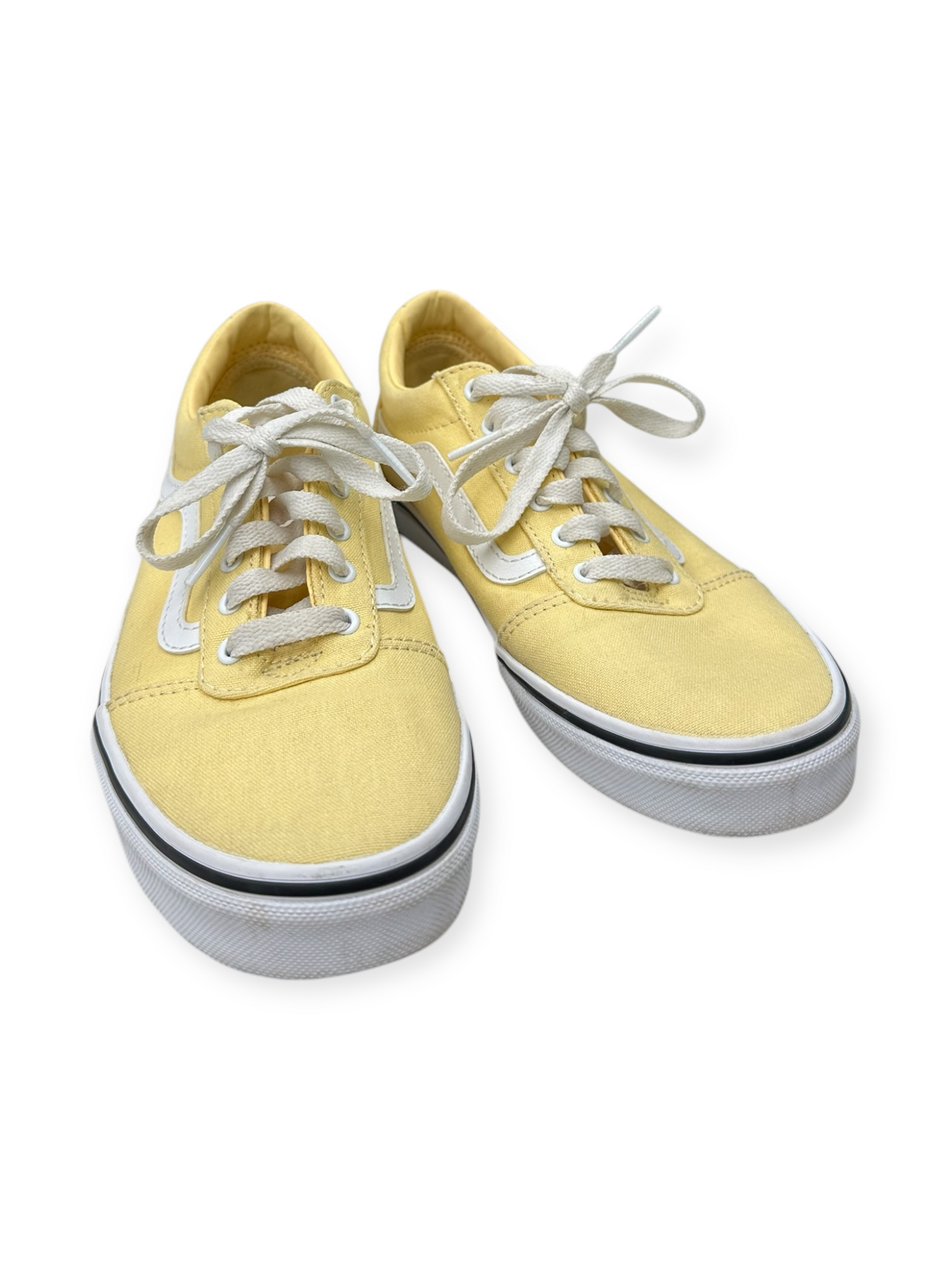 Shoes Sneakers By Vans In Yellow, Size: 6.5