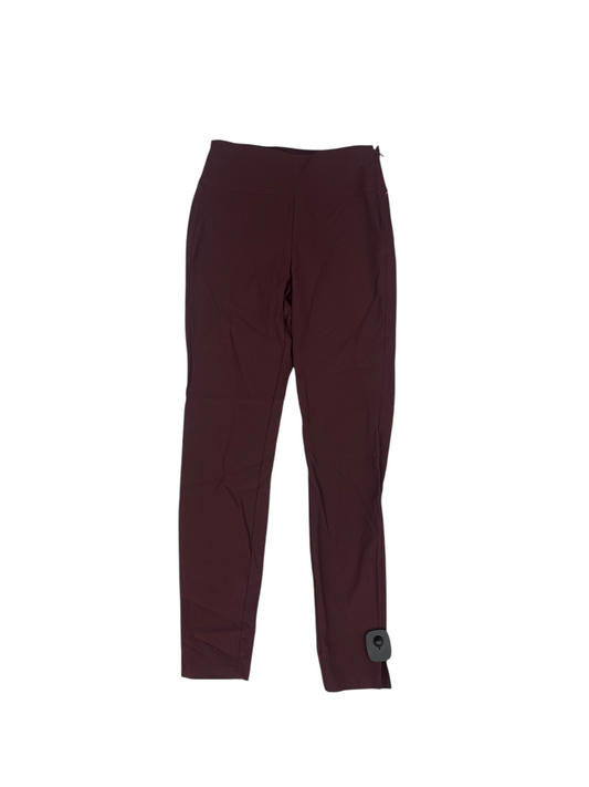 Athletic Pants By Athleta In Maroon, Size: 0