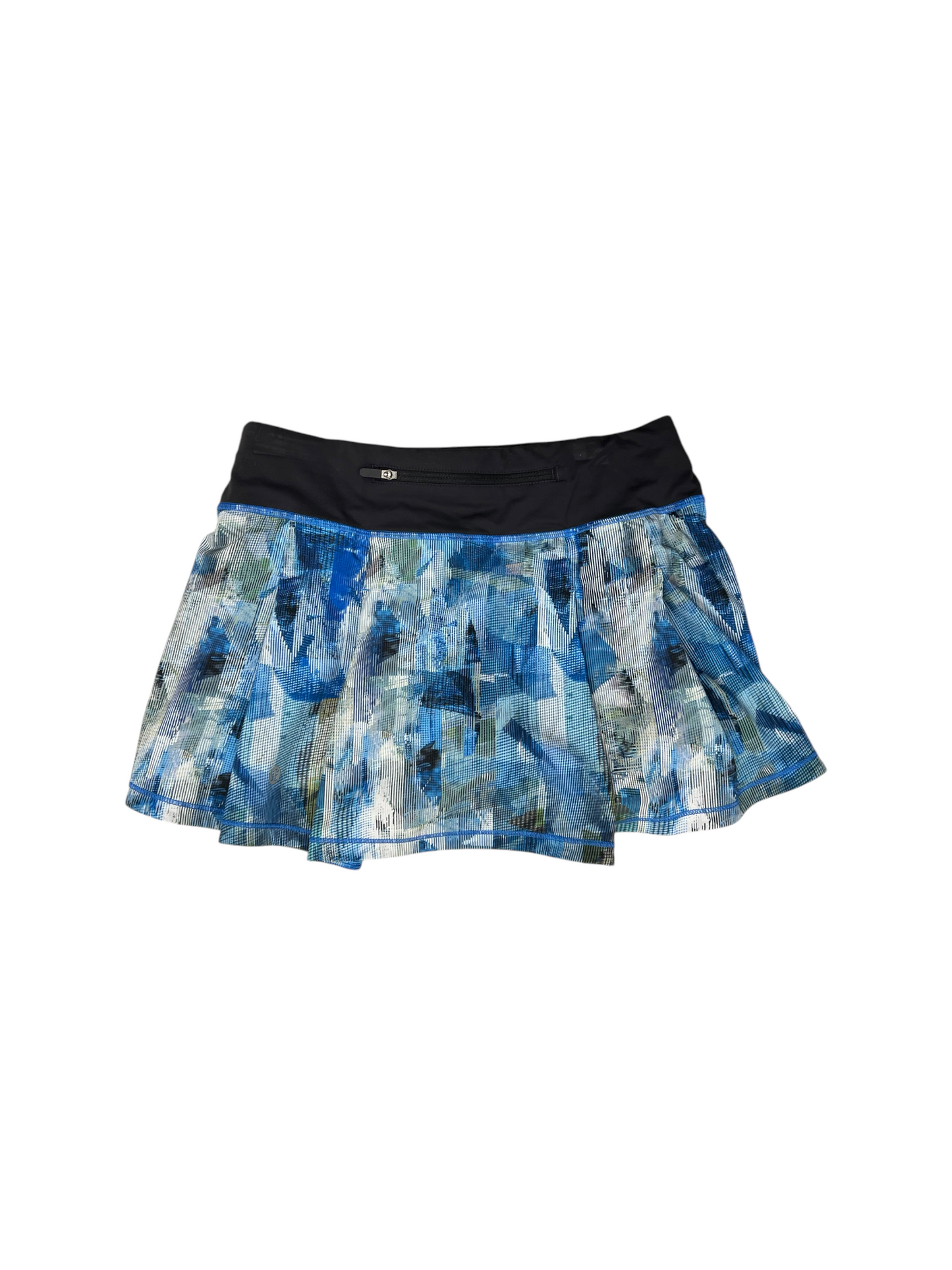 Athletic Skort By Lululemon In Blue, Size: 4