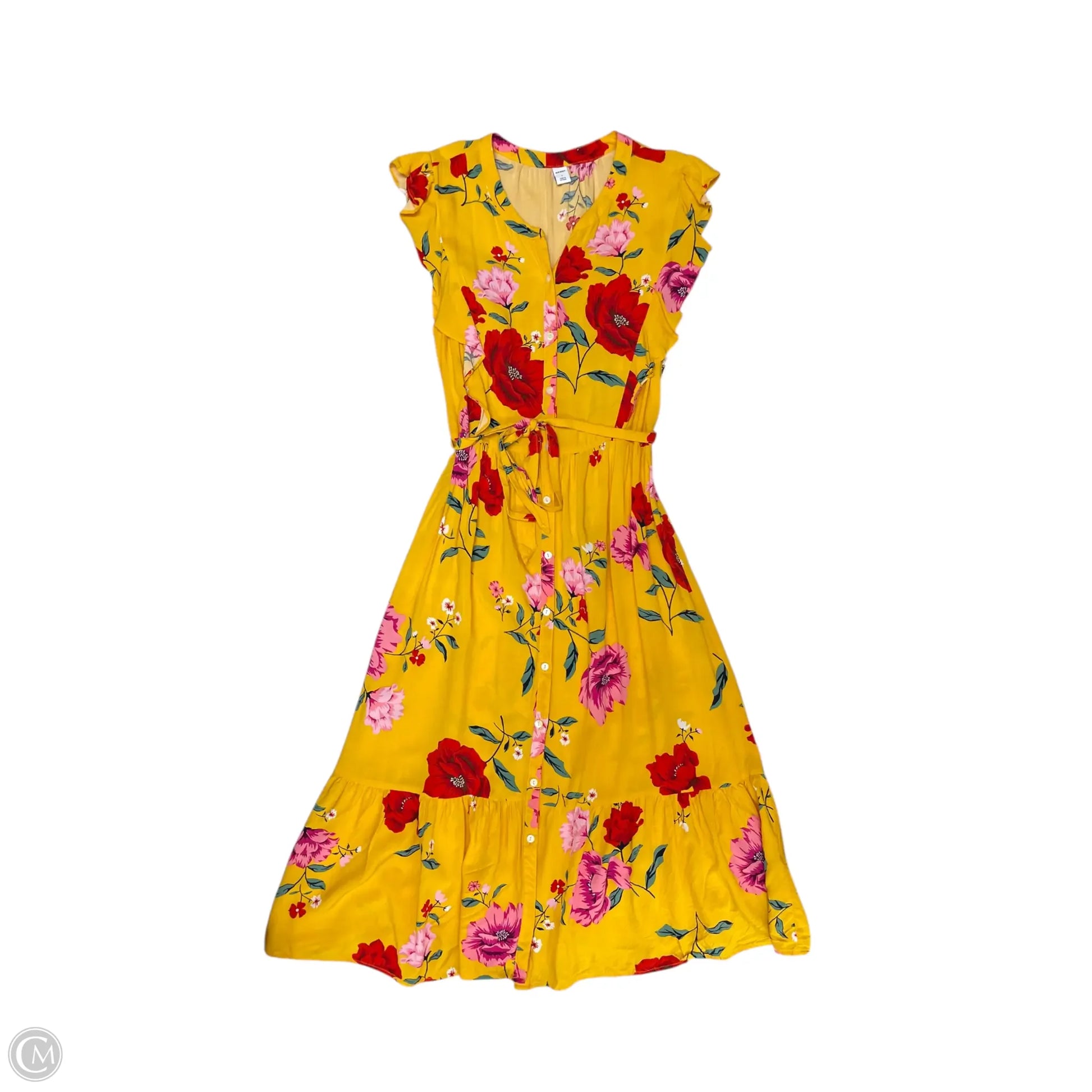 casual maxi dresses old navy Dress Casual Maxi By Old Navy In Floral Print, Size: S