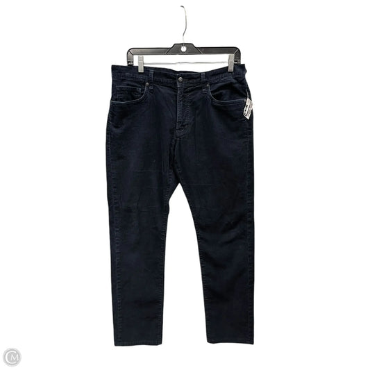 Pants Corduroy By Uniqlo In Navy, Size: 16