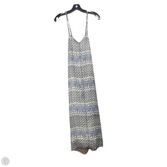 Dress Casual Maxi By Madewell In Blue & Cream, Size: Xs