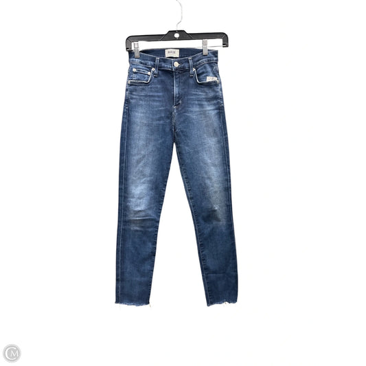 Jeans Skinny By Agolde In Blue Denim, Size: 0