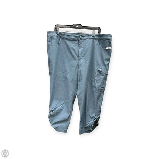 Athletic Pants By Eddie Bauer In Blue, Size: 18