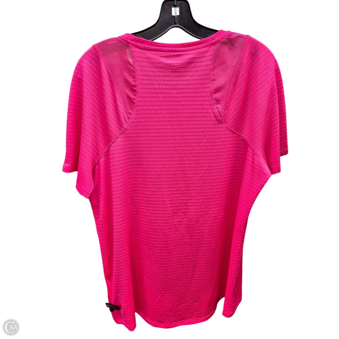 Athletic Top Short Sleeve By Avia In Pink, Size: L