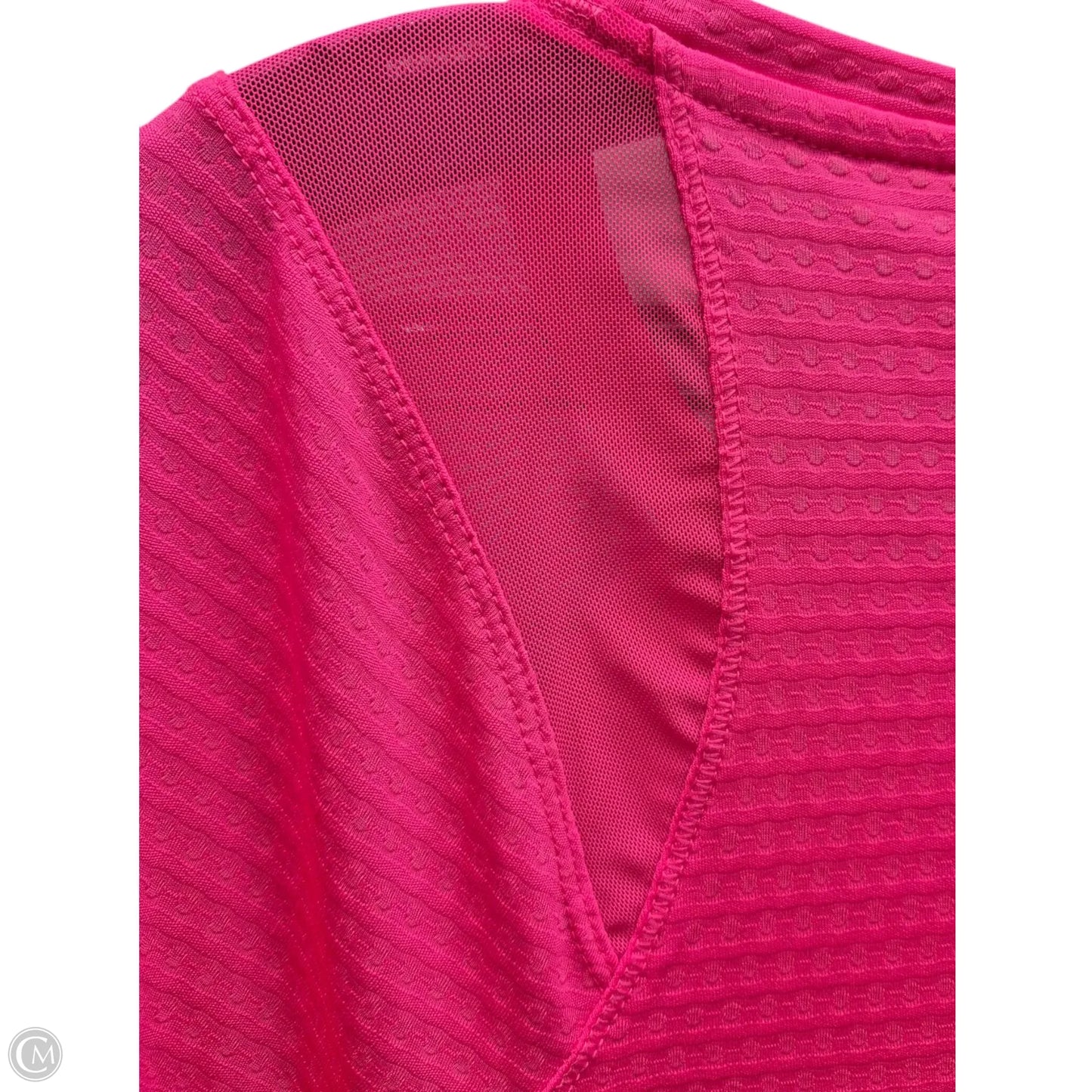 Athletic Top Short Sleeve By Avia In Pink, Size: L