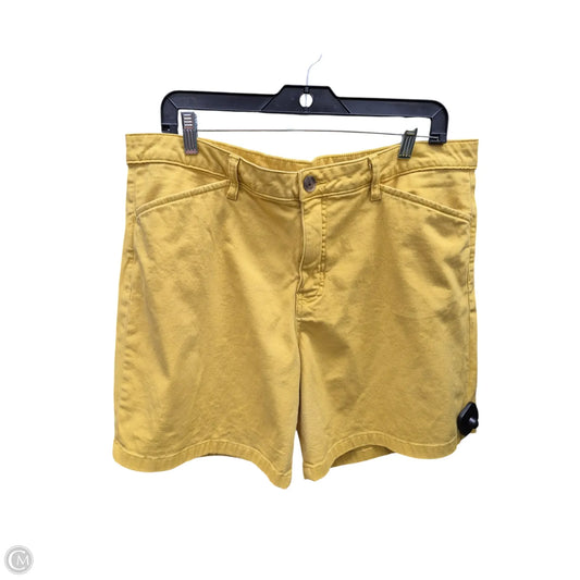 Shorts By St Johns Bay In Yellow, Size: 16