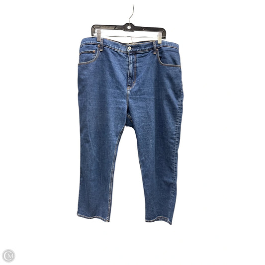 Jeans Straight By Abercrombie And Fitch In Blue Denim, Size: 18