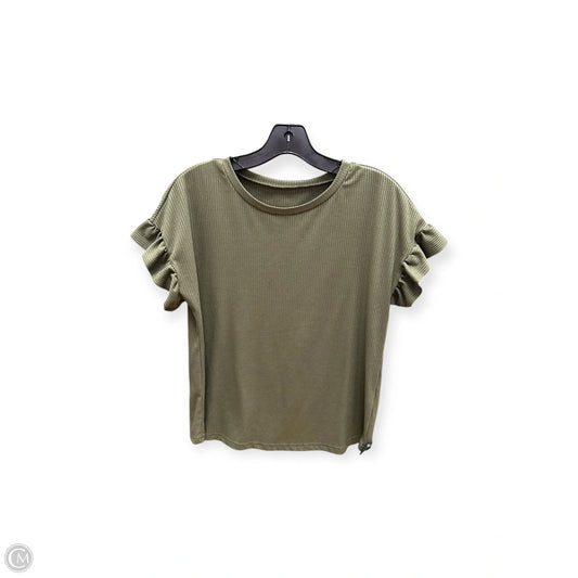 Top Short Sleeve By Clothes Mentor In Green, Size: S