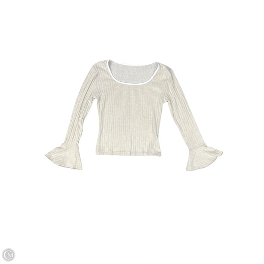 Top Long Sleeve By Clothes Mentor In Tan, Size: 2x