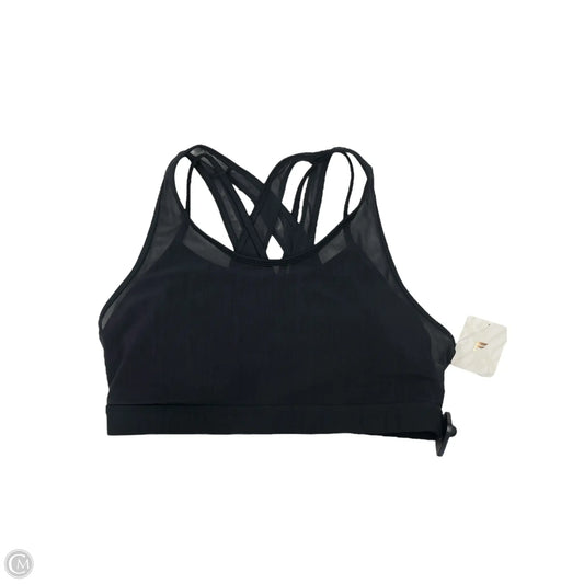 Athletic Bra By Fabletics In Black, Size: Xl