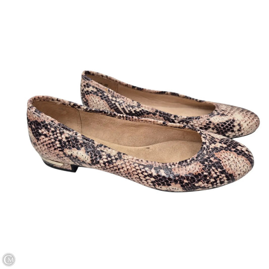 Shoes Flats By Velocity In Snakeskin Print, Size: 6