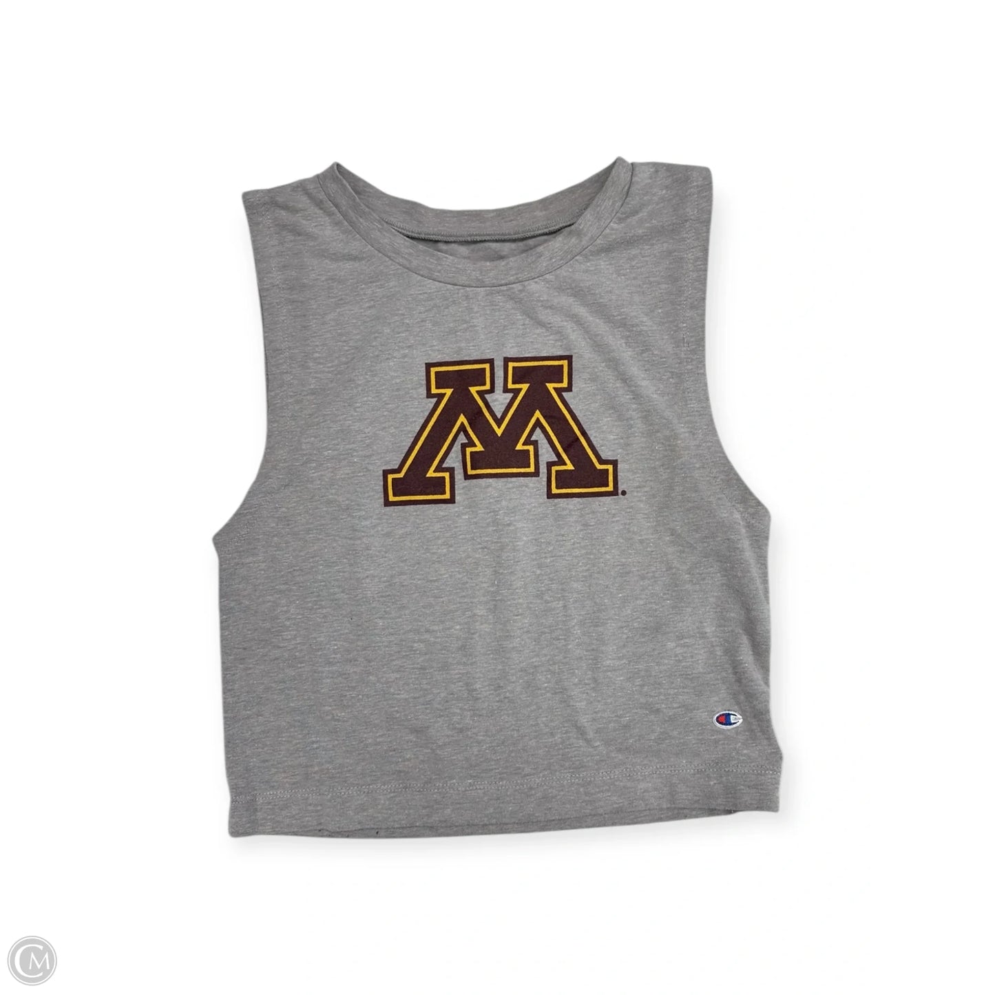 Athletic Tank Top By Champion In Grey, Size: M