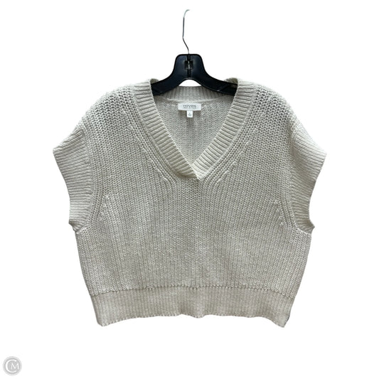 Top Sleeveless By Clothes Mentor In Ivory, Size: Xl