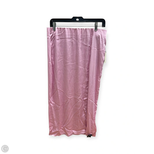 Skirt Maxi By A New Day In Pink, Size: M