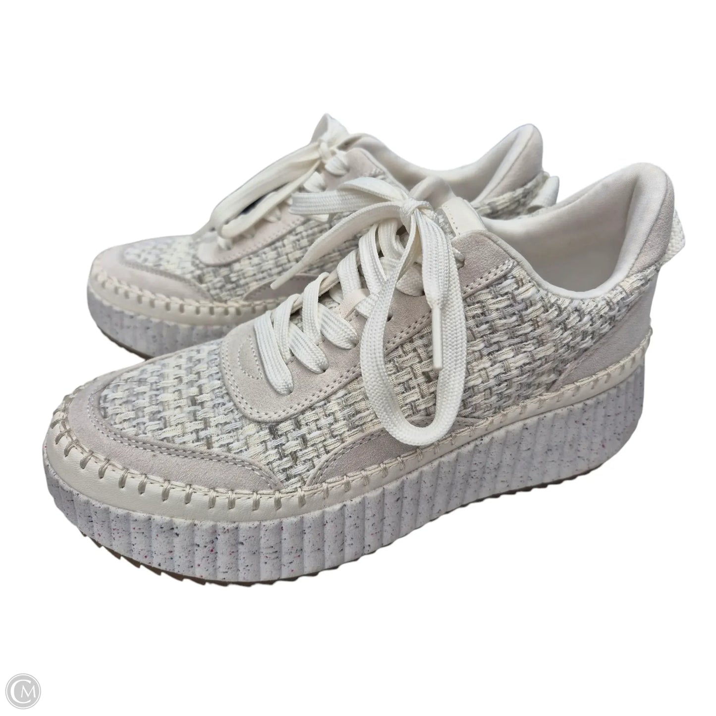 Shoes Sneakers By Universal Thread In Ivory, Size: 8