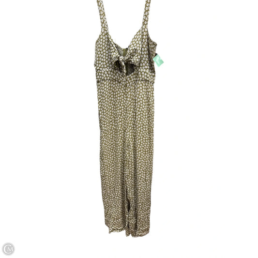 Jumpsuit By Madewell In Green & White, Size: 12