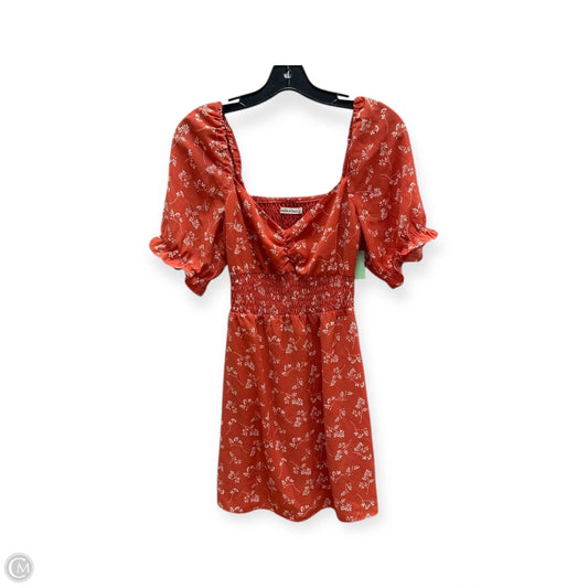 Dress Casual Short By Abercrombie And Fitch In Orange, Size: S