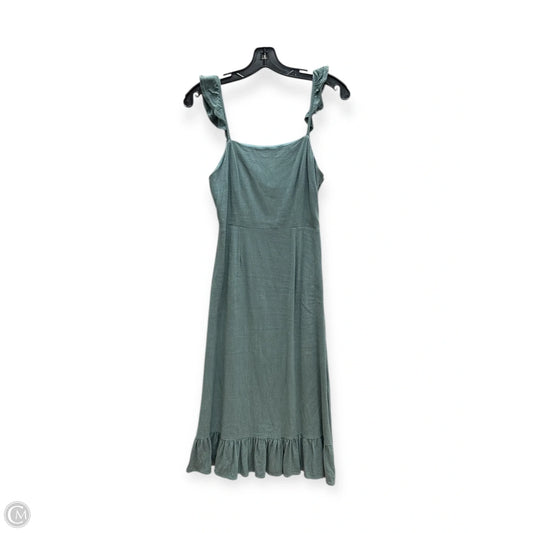 Dress Casual Midi By Clothes Mentor In Green, Size: S