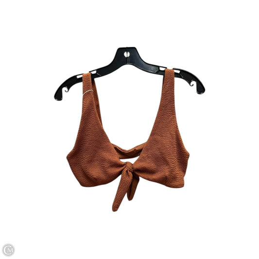 Swimsuit Top By Clothes Mentor In Orange, Size: L
