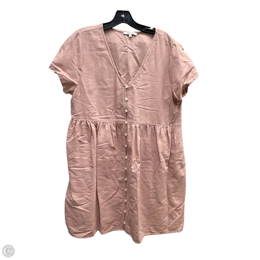 Dress Casual Short By Madewell In Pink, Size: L