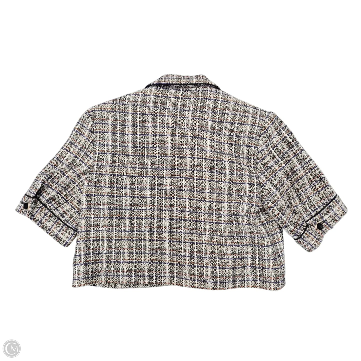 Top Short Sleeve Designer By Sandro In Multi-colored, Size: 2