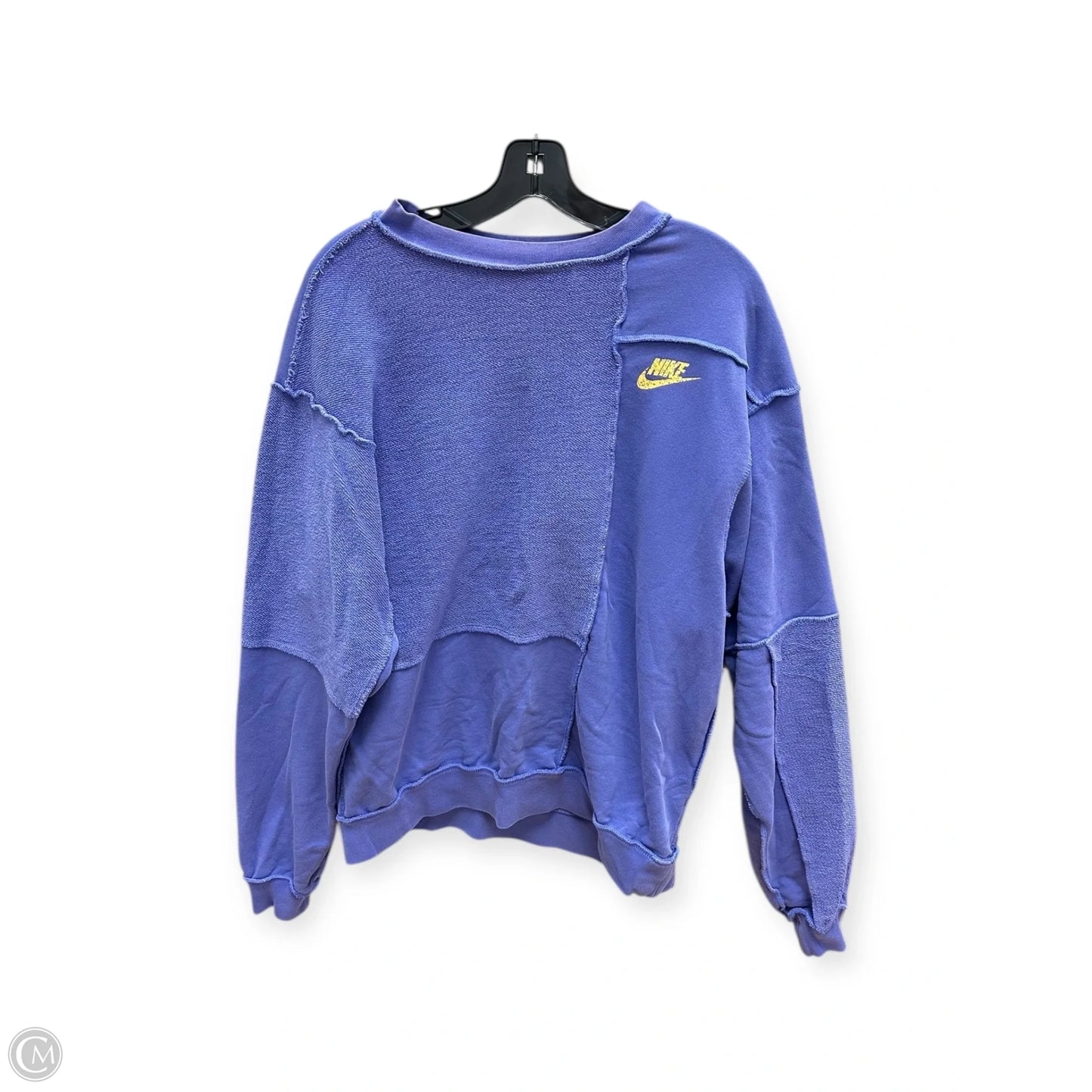 Athletic Sweatshirt Crewneck By Nike Apparel In Purple, Size: S