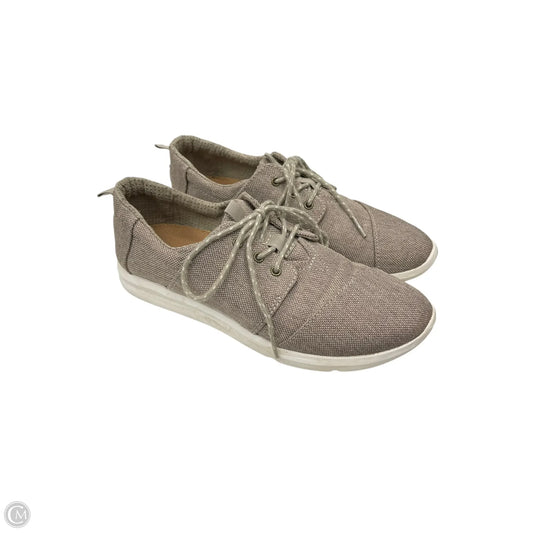Shoes Sneakers By Toms In Brown, Size: 8