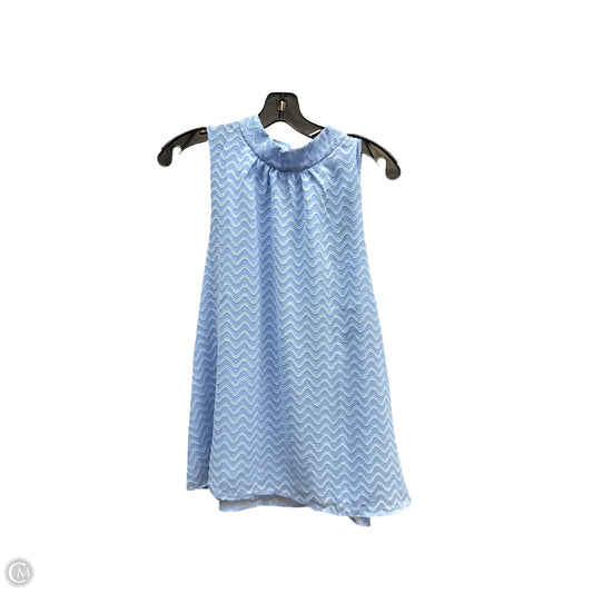 Top Sleeveless By Maeve In Blue, Size: L