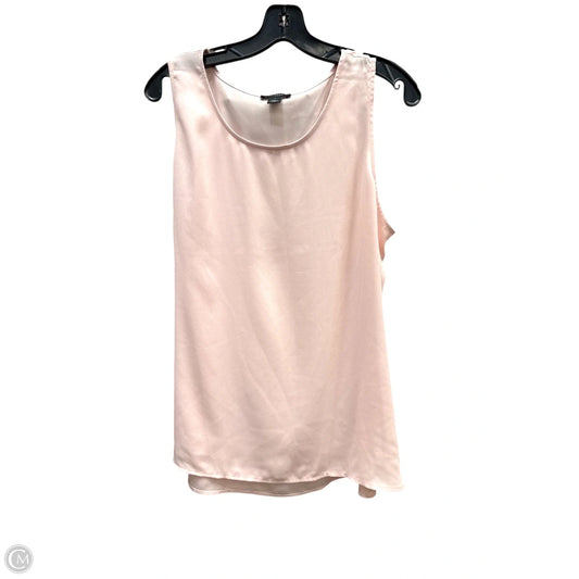 Top Sleeveless By Halogen In Pink, Size: L