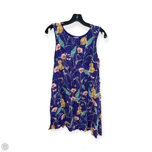 Dress Casual Short By Hd In Paris In Purple & Yellow, Size: 6