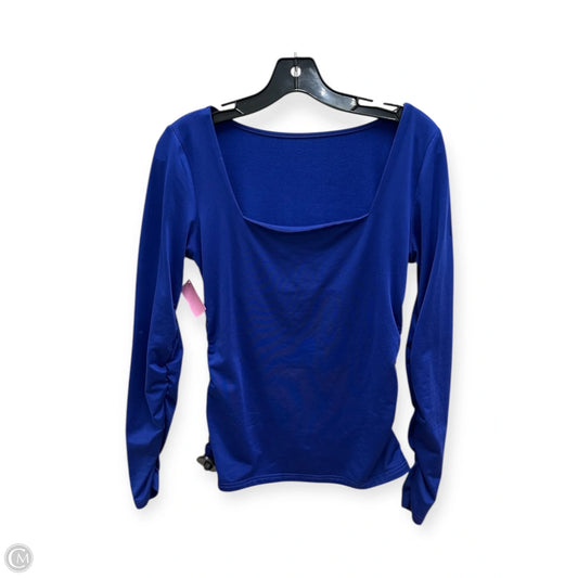 Top Long Sleeve By Clothes Mentor In Blue, Size: M