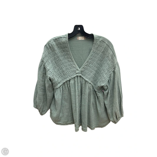 Top Long Sleeve By Altard State In Green, Size: Xs