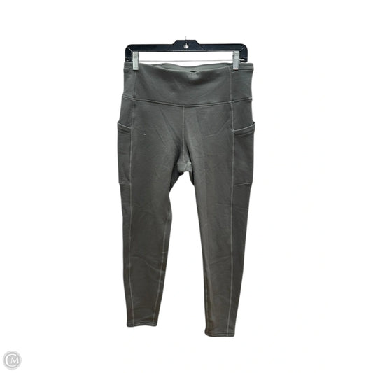 Athletic Leggings By Athleta In Green, Size: M