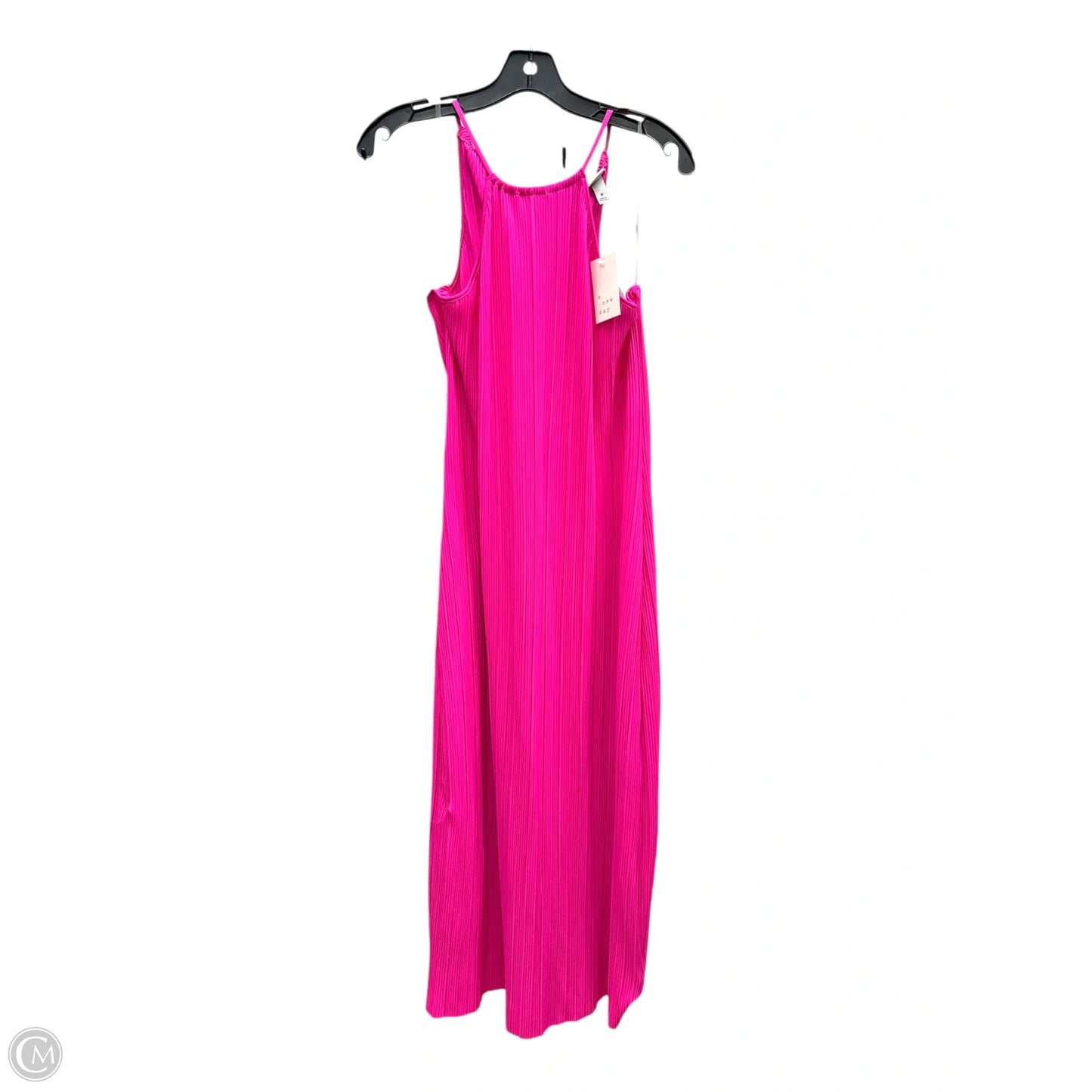 Dress Casual Midi By A New Day In Pink, Size: M